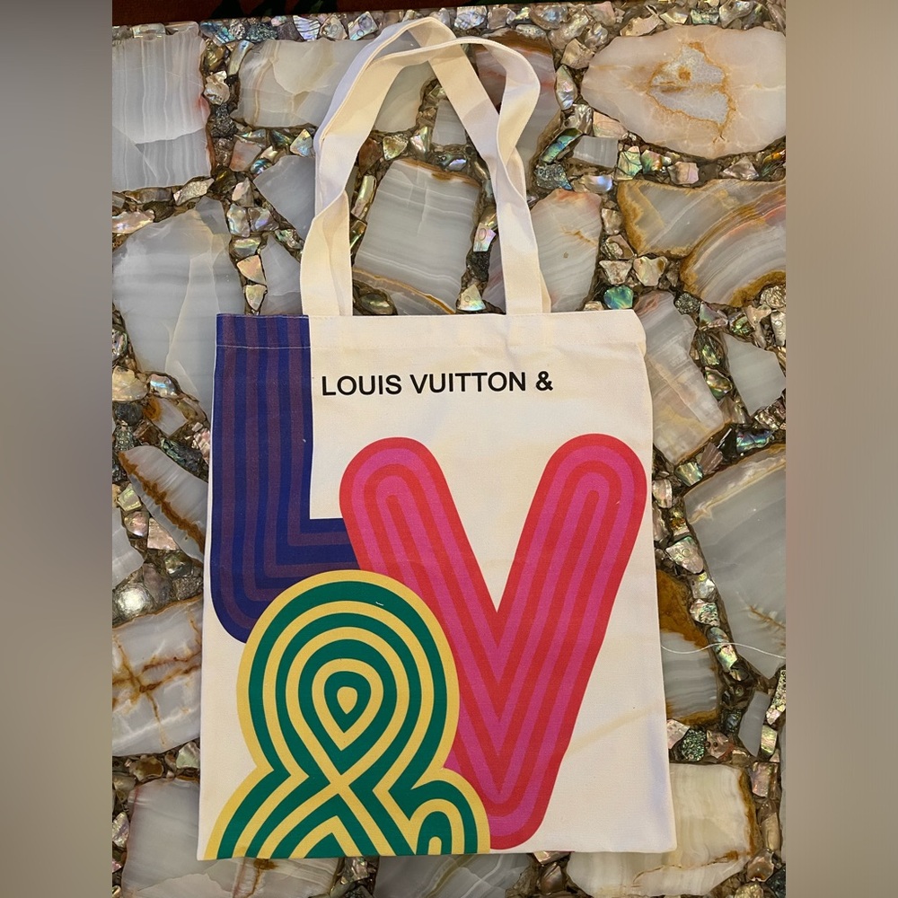 Limited Edition Louis Vuitton 2022 Shenzhen Museum Exhibit Canvas Tote Bag